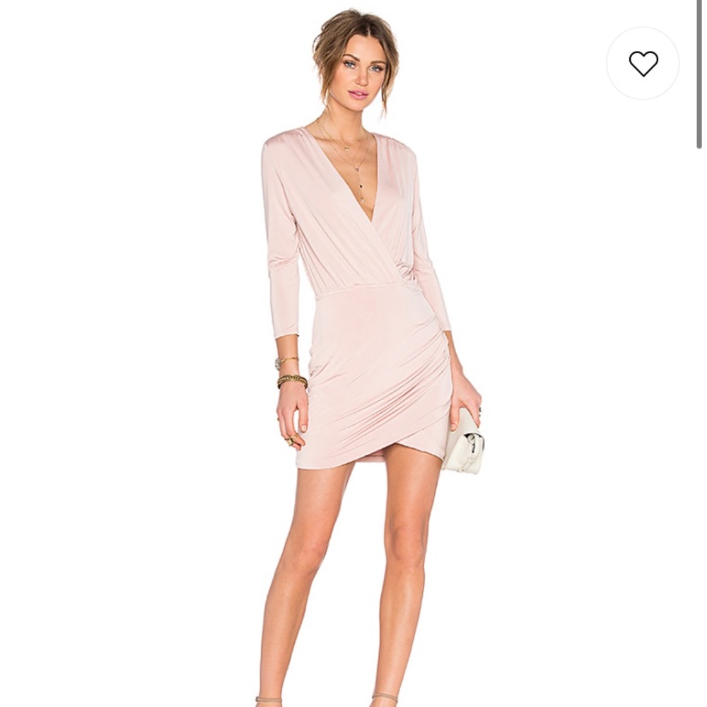 Lovers + friends wrap dress
